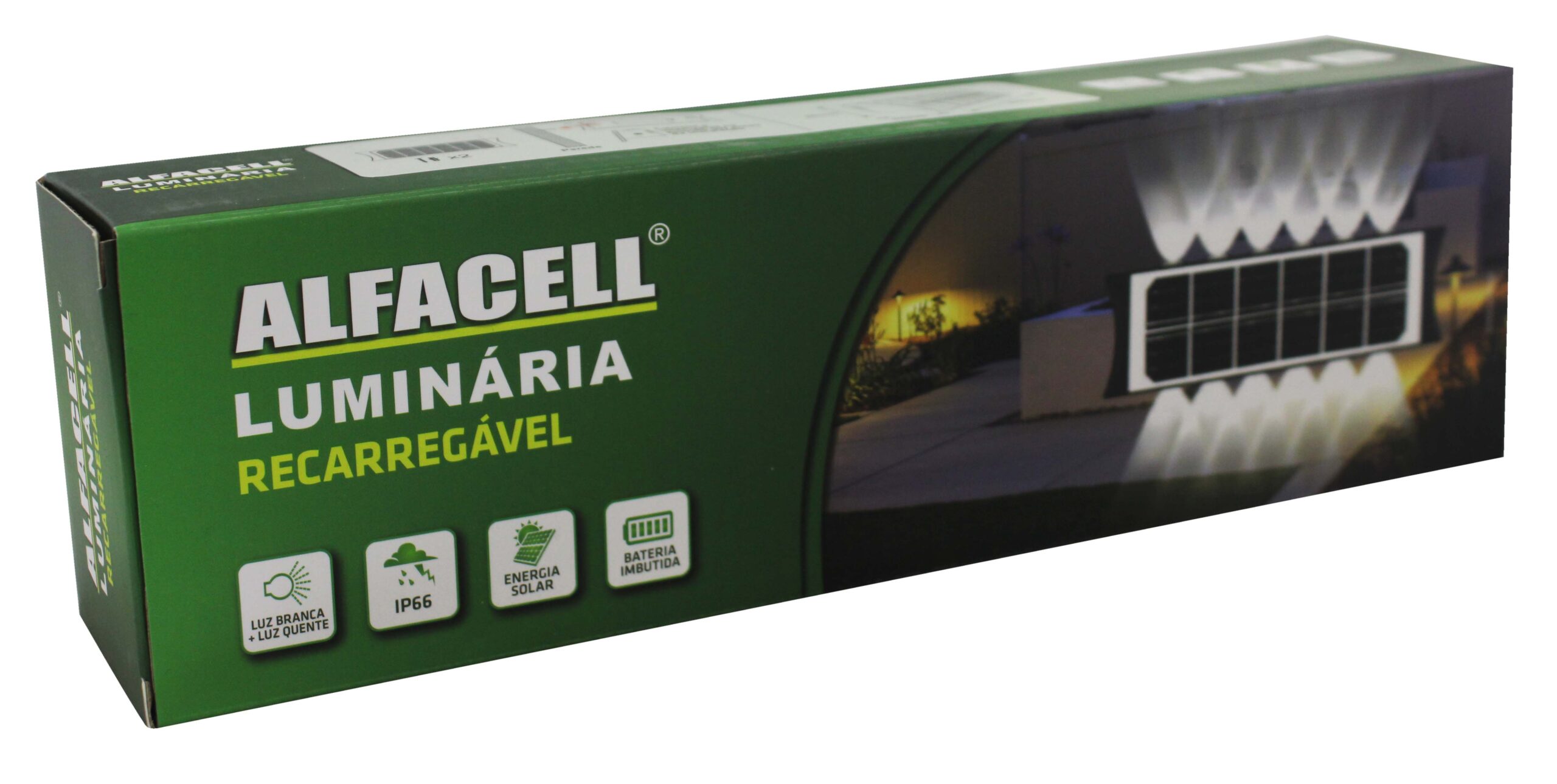 LUZ EXTERNA SOLAR RECARREGÁVEL