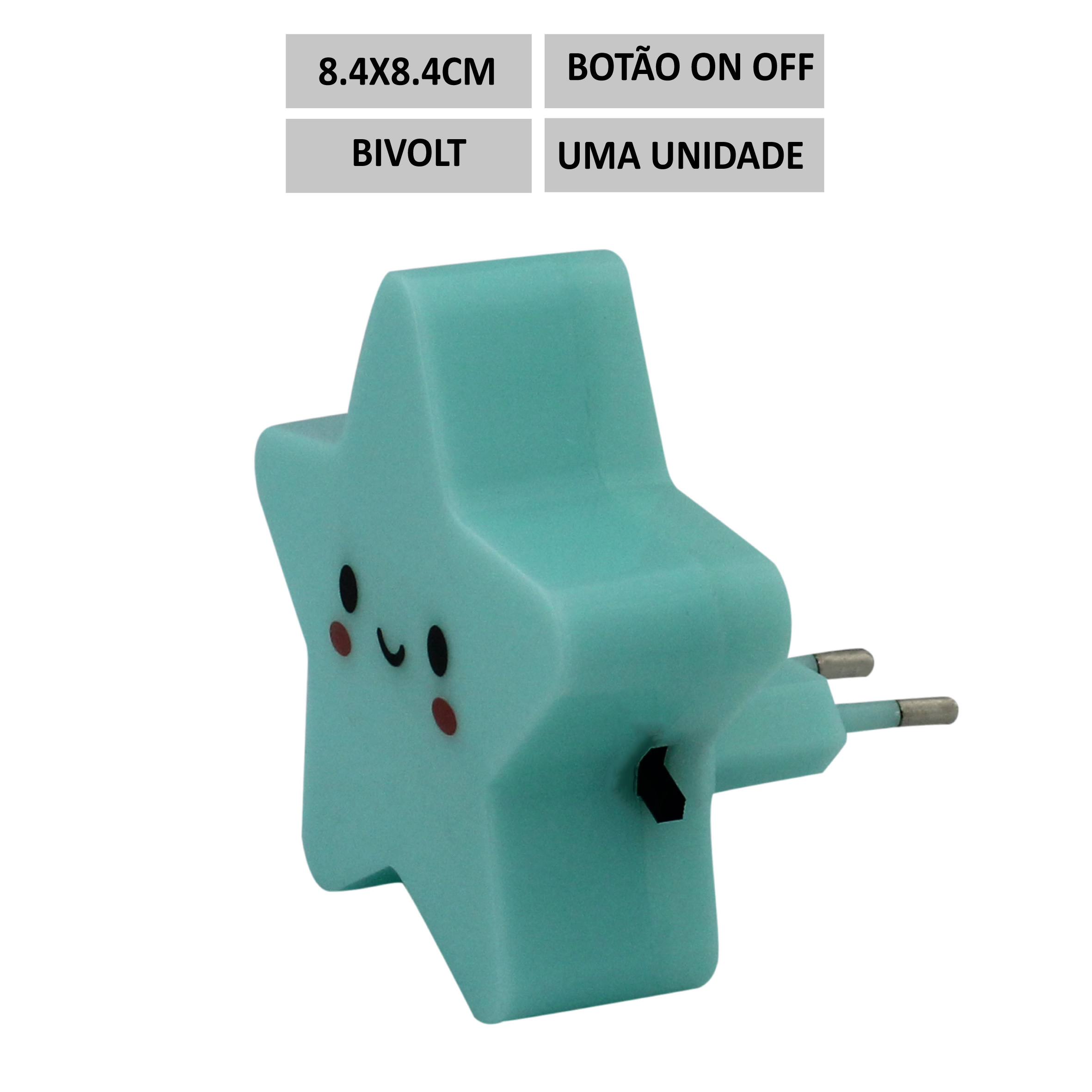 LUMINÁRIA NOTURNA DECORATIVA (BIVOLT)