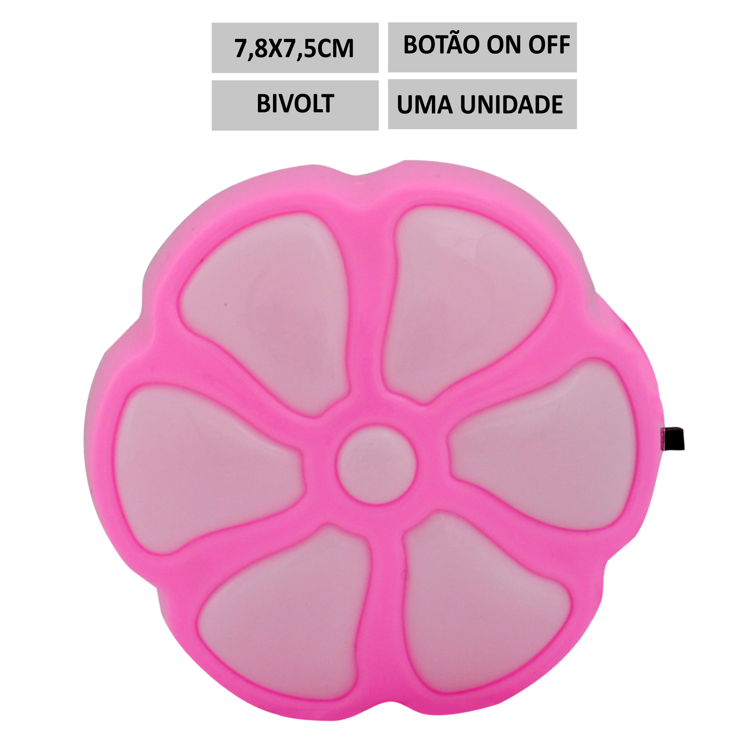 LUMINÁRIA NOTURNA DECORATIVA (BIVOLT)