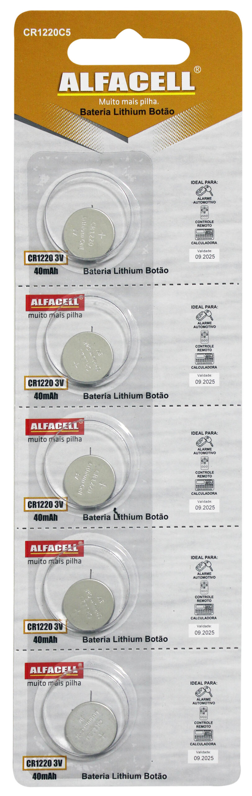 BATERIA DE BOTÃO 1220 3V