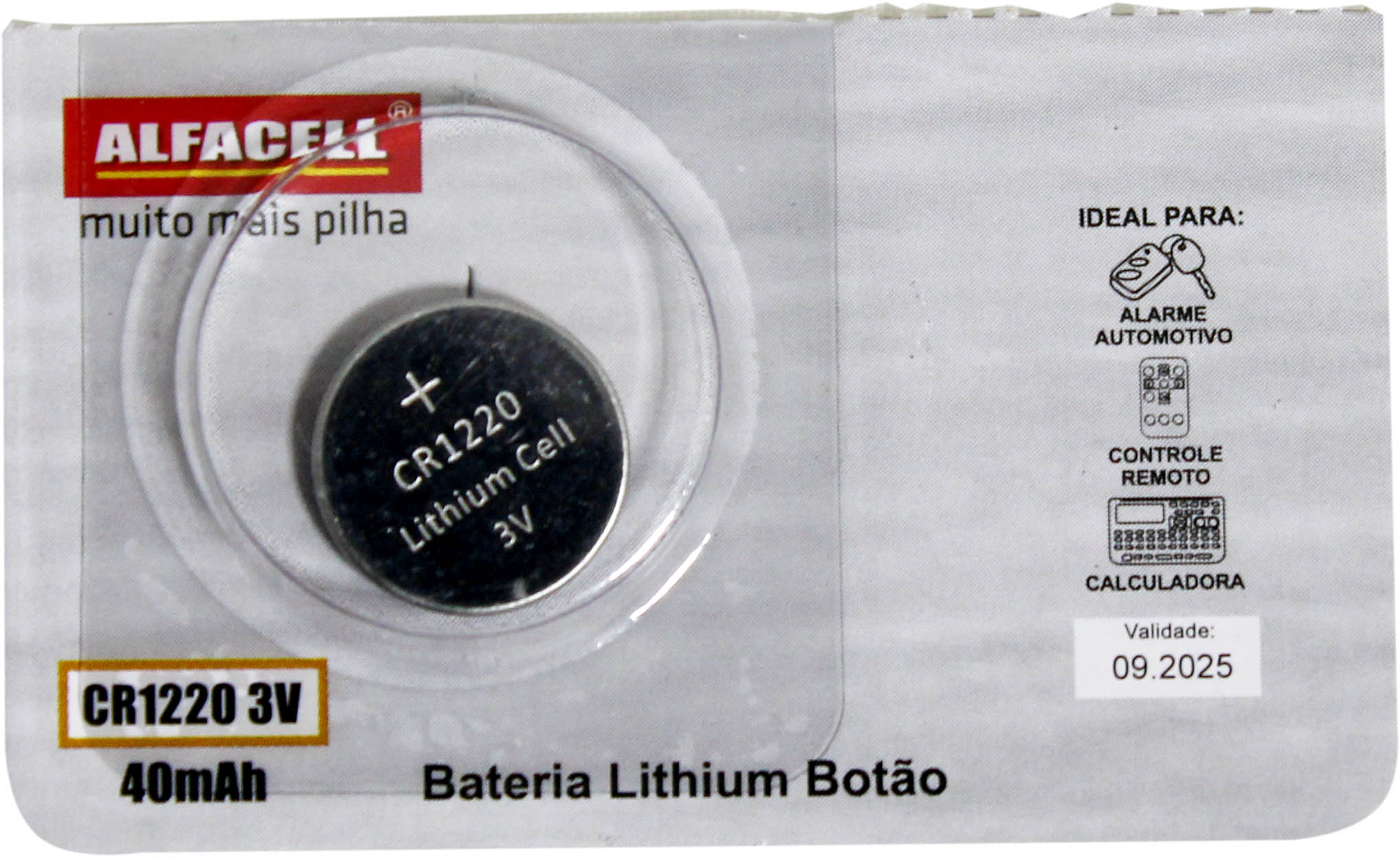 BATERIA DE BOTÃO 1220 3V