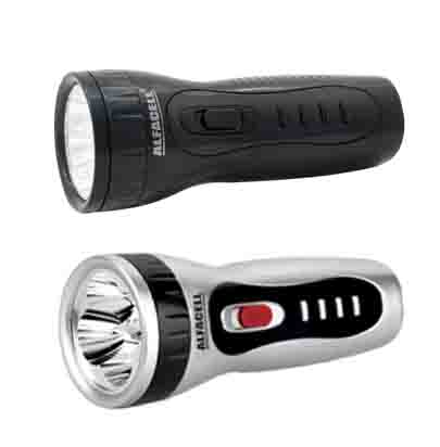 LANTERNA MANUAL 5 LEDS RECARREGÁVEL BIVOLT (2 NÍVEIS DE LUZ)