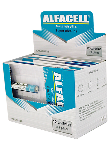 PILHA ALCALINA AAA (PALITO) 1.5V