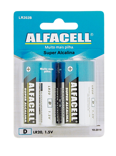 PILHA ALCALINA D (GRANDE) 1.5V