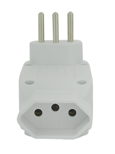 ADAPTADOR DE TOMADA MÚLTIPLO 4 SAÍDAS 2P+T