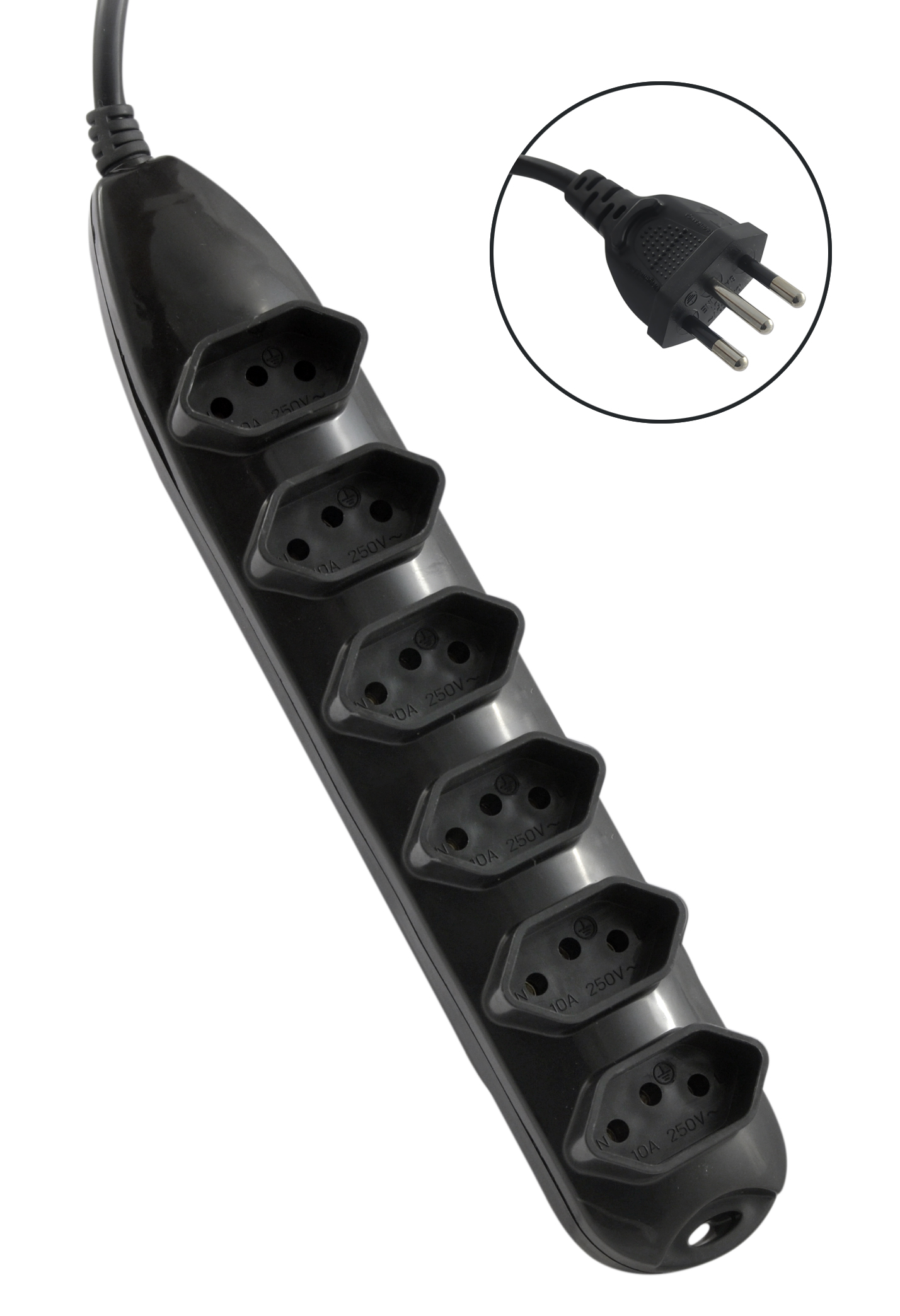 EXTENSÃO DE 6 TOMADAS 1.5M 3 PLUGS