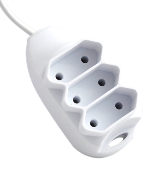 EXTENSÃO 3 TOMADAS 3M 2 PLUGS