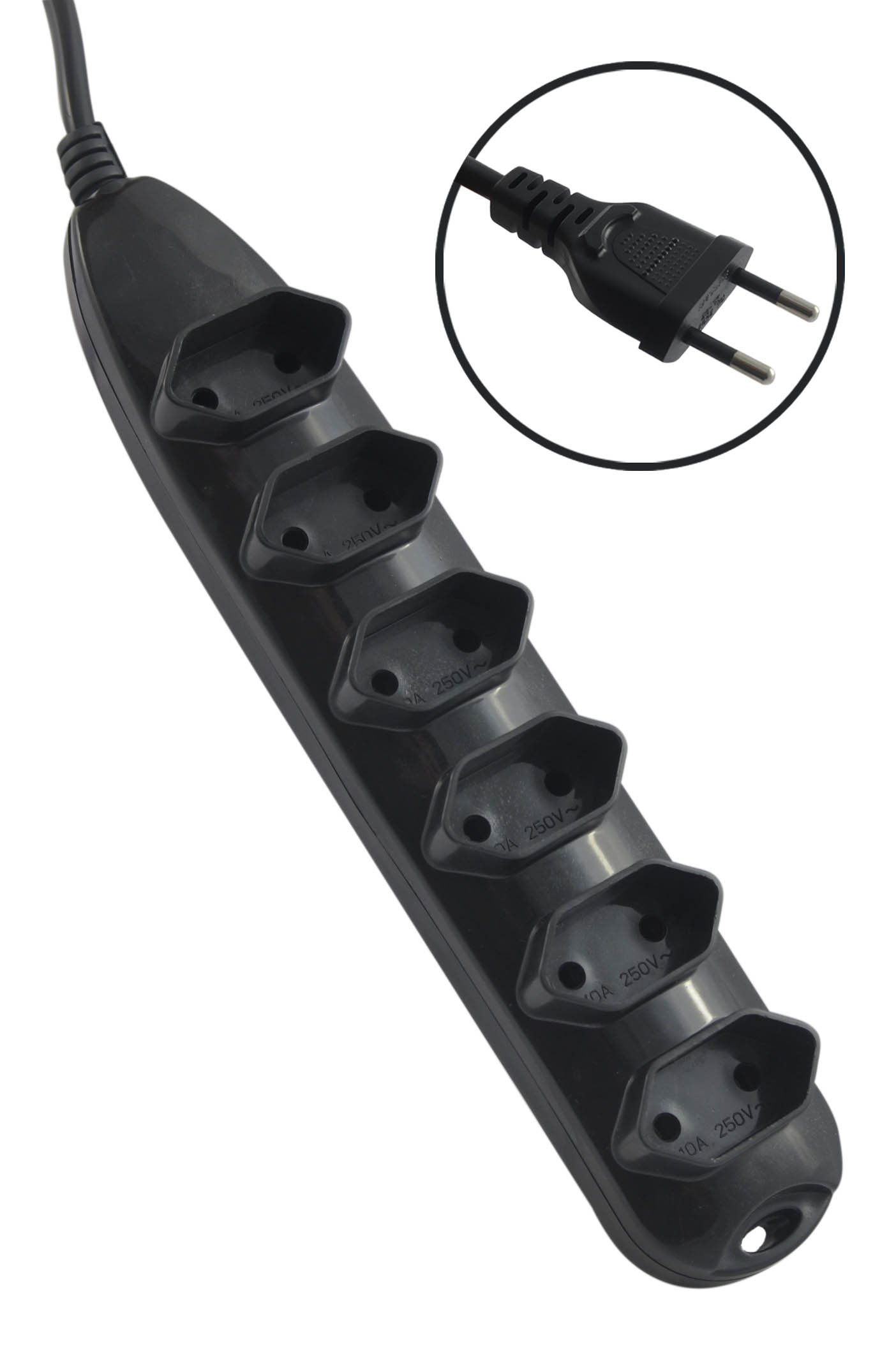 EXTENSÃO DE 6 TOMADAS 1.5M 2 PLUGS