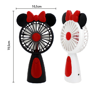 MINI VENTILADOR RECARREGÁVEL COM CABO USB