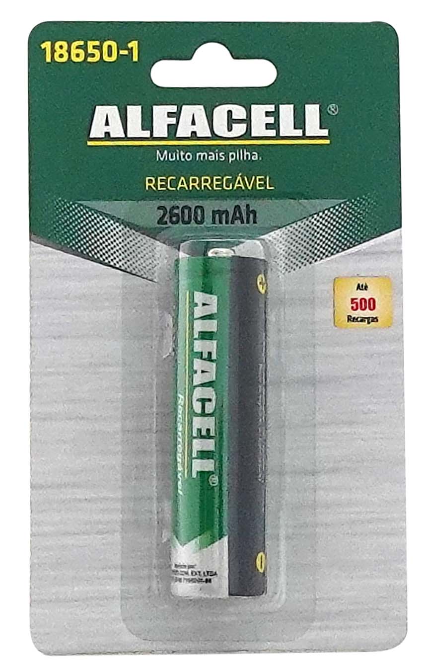 BATERIA DE LITHIUM RECARREGÁVEL 2600MAH 3.7V