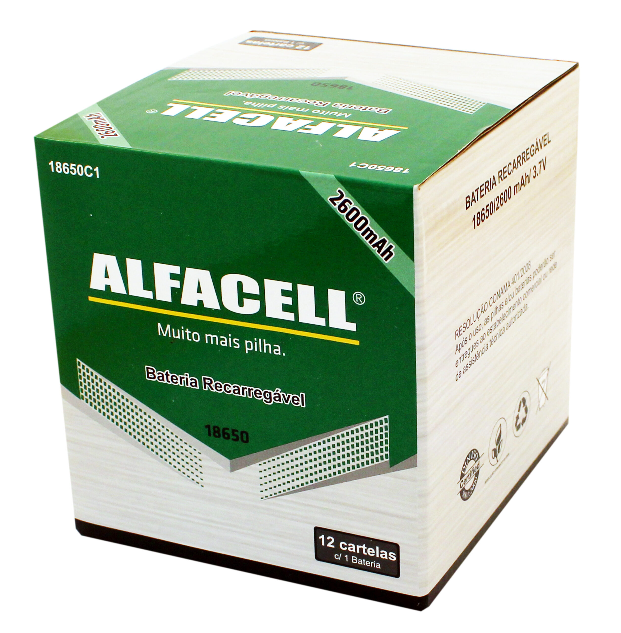 BATERIA RECARREGÁVEL LITHIUM 3,7V