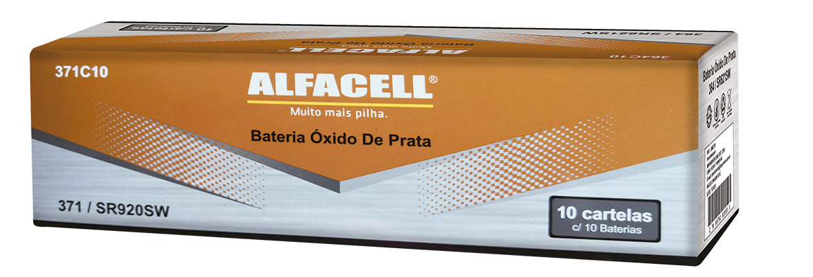 BATERIA ALFACELL ÓXIDO DE PRATA 371
